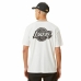 Camisola de Manga Curta Homem New Era Lakers Branco