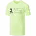 Heren-T-Shirt met Korte Mouwen Reebok Sportswear B Wor Limoengroen