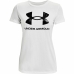 Kortærmet T-shirt til Kvinder Under Armour Sportstyle Hvid