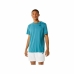 Heren-T-Shirt met Korte Mouwen Asics Court Blauw