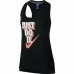 T-Shirt de Alças Mulher Nike Just Do It Preto