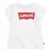 Børne Kortærmet T-shirt Levi's Batwing Logo Hvid