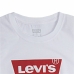 Laste Lühikeste varrukatega T-särk Levi's Batwing Logo Valge