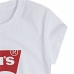 Maglia a Maniche Corte per Bambini Levi's Batwing Logo Bianco