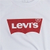 Laste Lühikeste varrukatega T-särk Levi's Batwing Logo Valge