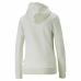 Sudadera con Capucha Mujer Puma Blanco