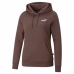 Sudadera con Capucha Mujer Puma Marrón