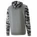 Herren Sweater mit Kapuze Puma ESS Camo Schwarz Grau Weiß Tarnfarbe