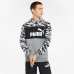 Men’s Hoodie Puma ESS Camo Black Grey White Camouflage