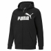 Herenhoodie Puma Essentials Big Logo Zwart