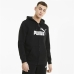 Herenhoodie Puma Essentials Big Logo Zwart