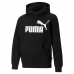 Детски суичър с качулка Puma Essentials Big Logo Черен