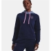 Women’s Hoodie Under Armour Rival Fleece Navy Blue