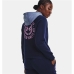 Women’s Hoodie Under Armour Rival Fleece Navy Blue