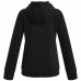 Hooded Sweatshirt for Girls Under Armour Rival Big Logo Black