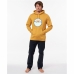 Herenhoodie Rip Curl Down The Line Gouden