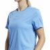 Camisola de Manga Curta Mulher Reebok Speedwick Azul Claro