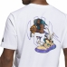 Camiseta de Manga Corta Hombre Adidas Avatar James Harden Graphic Blanco