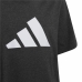 Camisola de Manga Curta Infantil Adidas Future Icons Preto