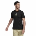 Camiseta de Manga Corta Hombre Adidas Aeroready Paris Graphic Tenis Negro