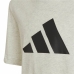 Camisola de Manga Curta Infantil Adidas Future Icons Cinzento