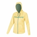 Giacca Sportiva da Donna Trangoworld Liena Con cappuccio Giallo