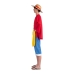 Kostyme voksne One Piece Luffy (5 Deler)