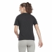 Dames-T-Shirt met Korte Mouwen Reebok Tape Pack Zwart