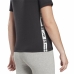 Dames-T-Shirt met Korte Mouwen Reebok Tape Pack Zwart