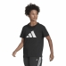 Heren-T-Shirt met Korte Mouwen Adidas Future Icons Zwart