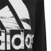 Detská mikina bez kapucne Adidas Sweat Logo Čierna