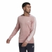 Dressipluus ilma kapuutsita, meeste Adidas Essentials French Terry 3 Stripes Roosa