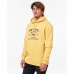 Felpa con Cappuccio Uomo Rip Curl Radiate Giallo