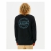 Herensweater zonder Capuchon Rip Curl Re Entry Crew Zwart