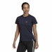 Naisten T-paita Adidas Aeroready Designed 2 Move Musta Sininen