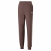 Adult's Tracksuit Bottoms Puma Ess+ Embroidery High-Waist Brown Lady