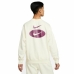 Felpa senza Cappuccio Uomo Nike Swoosh League Bianco