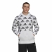 Felpa con Cappuccio Uomo Adidas Essentials Brandlove Bianco