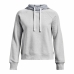 Felpa con Cappuccio Uomo Under Armour Rival Fleece CB Grigio