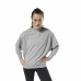 Damessweater zonder Capuchon Reebok Terry Crew Lichtgrijs