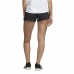 Naisten urheilushortsit Adidas Pacer 3 Stripes Musta