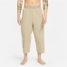 Pantalone Lungo Sportivo Nike Dri-Fit Yoga Beige Uomo