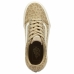 Baskets Casual pour Femme Vans Ward Léopard Beige