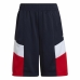 Lasten urheilushortsit Adidas  D2M Big Logo Tummansininen