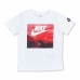 Camisola de Manga Curta Infantil Nike Air View Branco