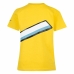 T-Shirt met Korte Mouwen Nike Swoosh Knockou Geel