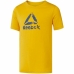 Kinder-T-Shirt met Korte Mouwen Reebok Elemental Geel