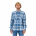 Herenshirt met Lange Mouwen Hurley Santa Cruz Blauw