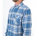 Herenshirt met Lange Mouwen Hurley Santa Cruz Blauw