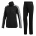 Treningsdrakt for kvinner Adidas Three Stripes Svart